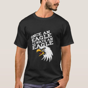 Ooit een adelaar altijd een adelaar school geest m t-shirt