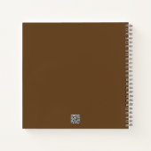 Ooit een adelaar, altijd een adelaar. Witte typogr Notitieboek (Achterkant)