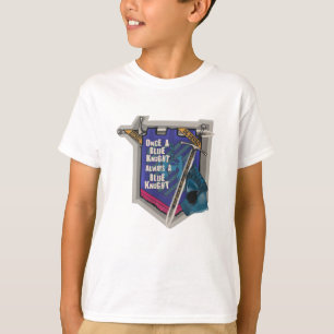 Ooit een blauwe ridder altijd een blauwe ridder t-shirt