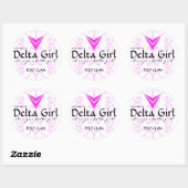 "Ooit een Delta Girl" Sticker (Vel)