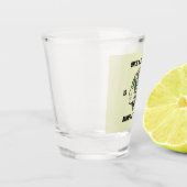Ooit een hoofdman - altijd een hoofdman - klasse shot glas (Links)