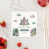 Ooit Green Castle Pastel Baby shower Servet (Insitu)