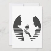 Ooit hands een Apple aan Adam, zwarte versie 1/3 Bedankkaart (Voorkant)