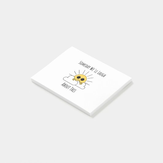 Ooit Lachen We Hier Om Post-it® Notes (Schuin)