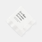 Ooit mijn ooit ooit van ons die Napkins wedden Servet (Hoek)