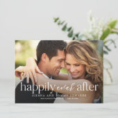 Ooit na bekendmaking van het Kleurenhuwelijk Edita Bedankkaart (Staand voorkant)