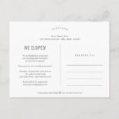 Ooit na bekendmaking van het Kleurenhuwelijk Edita Briefkaart (Achterkant)