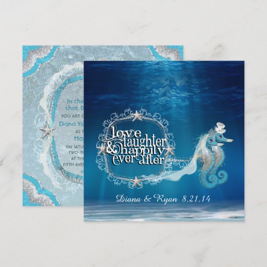 Ooit na de uitnodiging voor zeepaarden (Voorkant / Achterkant)