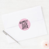 OOIT NA DE WEDDINGSTICKERS GEBEUREN RONDE STICKER (Envelop)