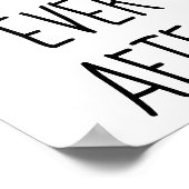 OOIT NA HET AFBREKEN VAN POSTERS (Hoek)