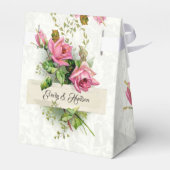 Ooit na  roze Rozen Bedankdoosjes (Achterkant)