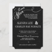 Ooit na uitnodiging van het chroalkboard (Voorkant)