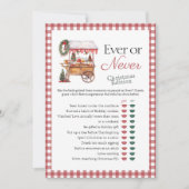 Ooit of Nooit Feestelijke Markt Bruidskaart Kaart (Voorkant)