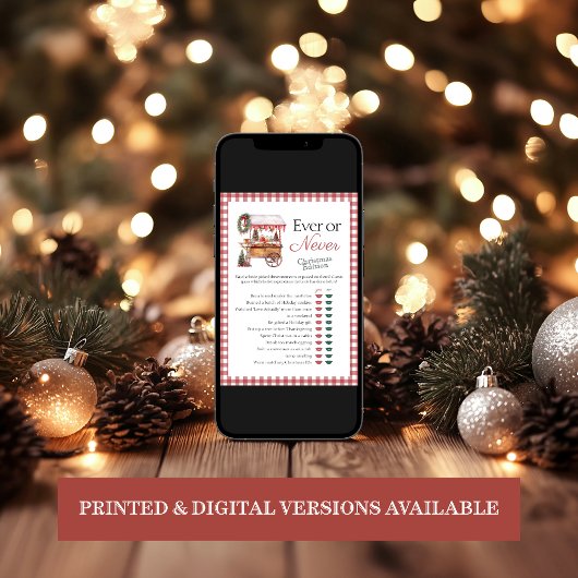 Ooit of Nooit Feestelijke Markt Bruidskaart Kaart