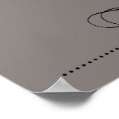 ooit, ooit van mij, ooit van ons, print, houtskool poster (Hoek)