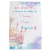 Ooit, Prinses Verjaardag Medium Cadeauzakje (Achterkant)