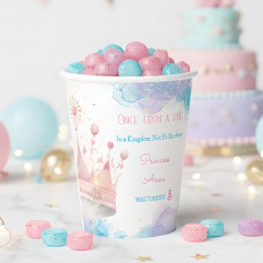 Ooit, Prinses Verjaardag Papieren Bekers
