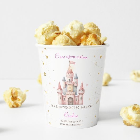 Ooit, Prinses Verjaardag Papieren Bekers