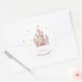 Ooit, Prinses Verjaardag Ronde Sticker (Envelop)