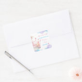 Ooit, Prinses Verjaardag Vierkante Sticker (Envelop)