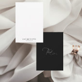 Ooit uw B/W Custom Dank u Bedankkaart