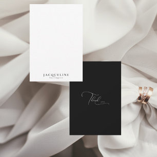 Ooit uw B/W Custom Dank u Bedankkaart