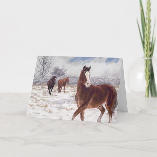 Ooit Waakzaam, door Kim McElroy Feestdagen Kaart (Voorkant)