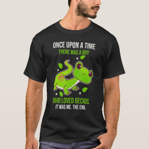 Ooit was er een jongen die van Geckos hield T-shirt