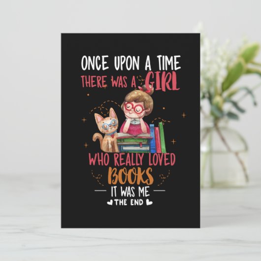 Ooit was er een meisje dat echt boekt (Staand voorkant)