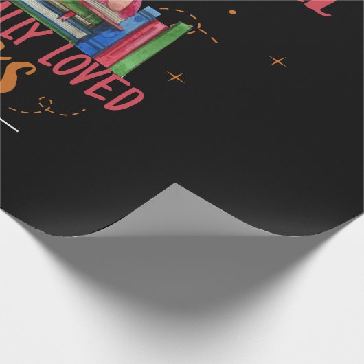 Ooit was er een meisje dat echt boekt cadeaupapier (Hoek)