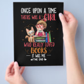 Ooit was er een meisje dat echt boekt flyer (Hand)