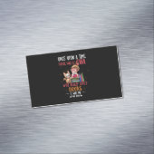 Ooit was er een meisje dat echt boekt magnetisch visitekaartje (Voorbeeld)