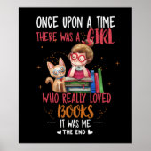 Ooit was er een meisje dat echt boekt poster (Voorkant)