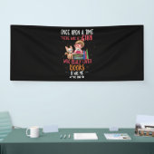 Ooit was er een meisje dat echt boekt spandoek (Beurs)