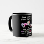 Ooit was er een meisje dat van paarden hield. mok (Voorkant links)