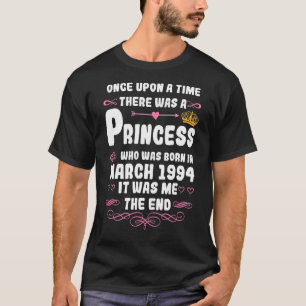 Ooit was er een prinses. maart 1994 t-shirt