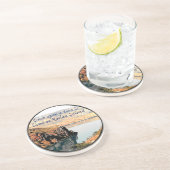 Ooit woonde ik op Koolan Island Zandsteen Onderzetter (Zijkant)