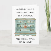 Ooit zul je deze Kaart Valentijnsdag vinden (Voorkant)