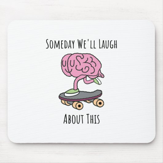 Ooit zullen we erover lachen muismat (Voorkant)