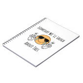 Ooit zullen we erover lachen notitieboek (Linkerzijde)