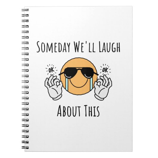 Ooit zullen we erover lachen notitieboek (Voorkant)