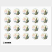 Ooitgroene Kerstboom Vintage Sticker (Vel)