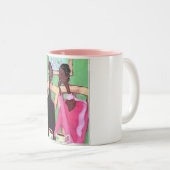 ook bekend als +koffee+klatch tweekleurige koffiemok (Voorkant rechts)