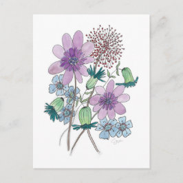 Ook bloemen. briefkaart