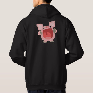 "OOK!!!" Cute Cartoon Pig Hoodie