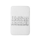 Ook dat gaat voorbij! Inspirerend prijsopgave Badmat (Voorkant Verticaal)