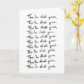 Ook dat gaat voorbij! Inspirerend prijsopgave Kaart (Gele Bloem)