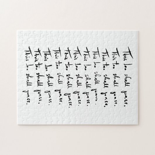 Ook dat gaat voorbij! Inspirerend prijsopgave Legpuzzel (Horizontaal)