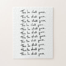 Ook dat gaat voorbij! Inspirerend prijsopgave