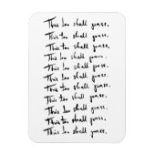 Ook dat gaat voorbij! Inspirerend prijsopgave Magneet (Verticaal)